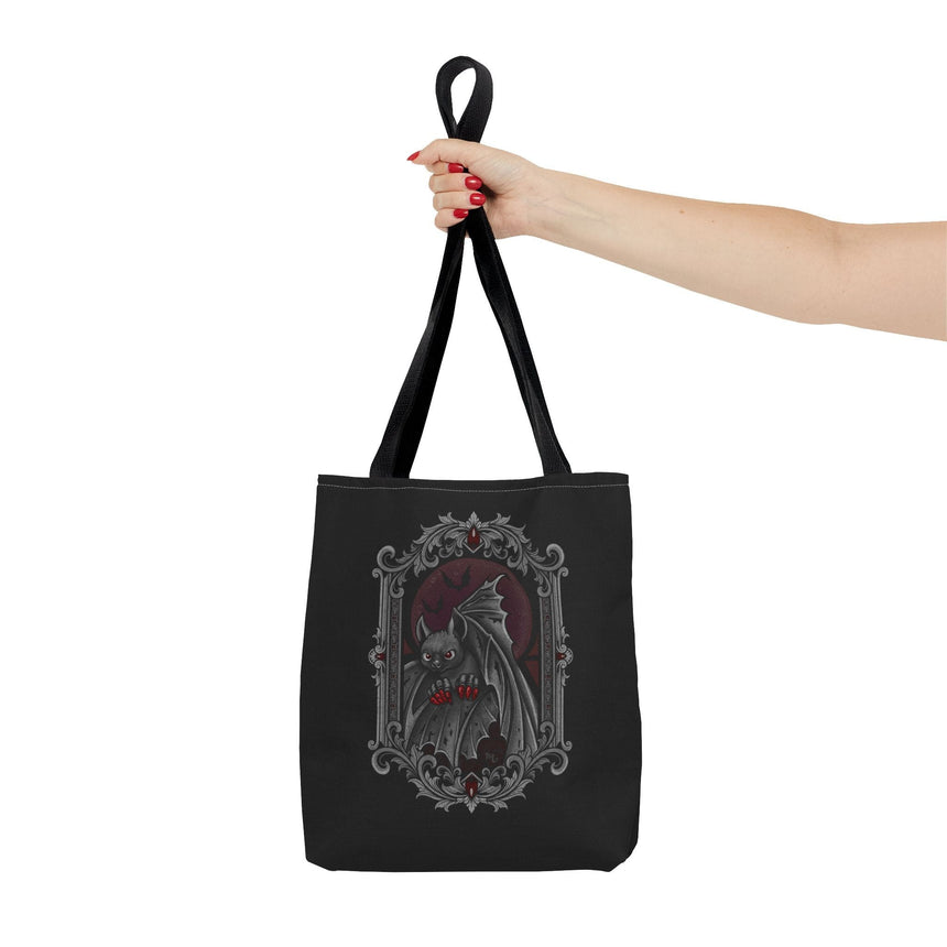 Gothic Halloween Black Tote Bag