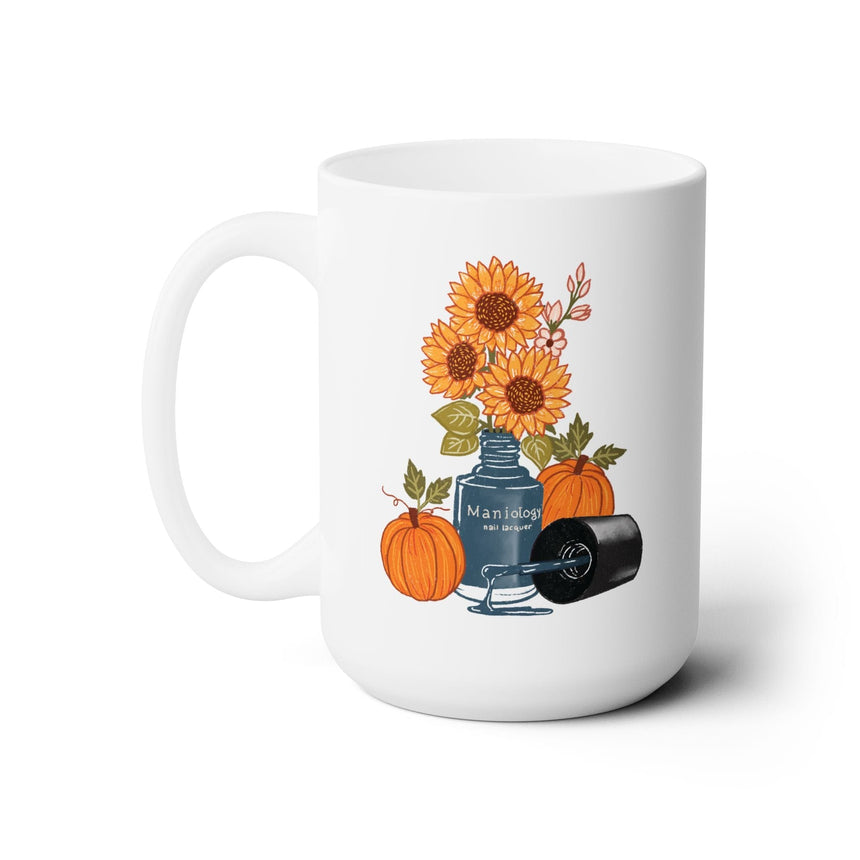 Harvest Bouquet Ceramic Coffee Mug 15oz