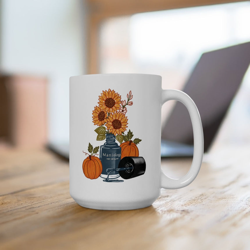Harvest Bouquet Ceramic Coffee Mug 15oz
