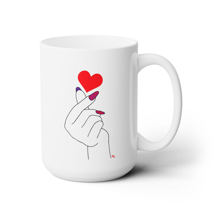 I Heart Nail Art - Ceramic Coffee Mug 15oz