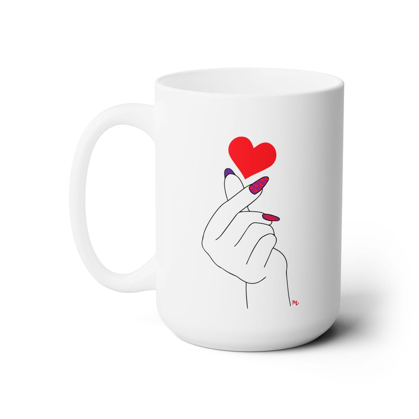 I Heart Nail Art - Ceramic Coffee Mug 15oz