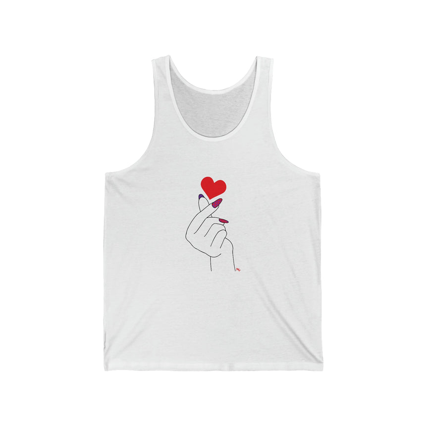 I Heart Nail Art - Jersey Tank Top