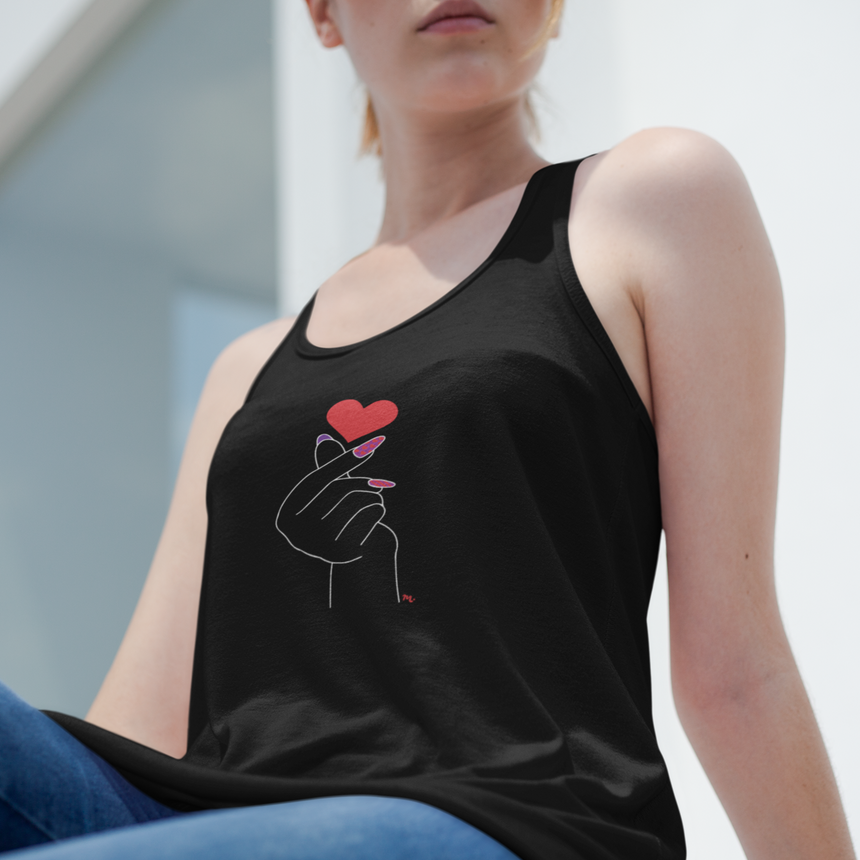 I Heart Nail Art - Jersey Tank Top