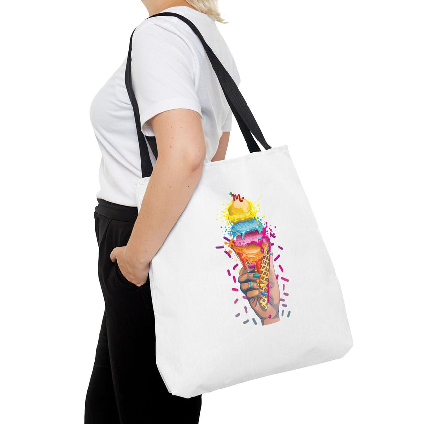 Ice Cream Nails Tote Bag