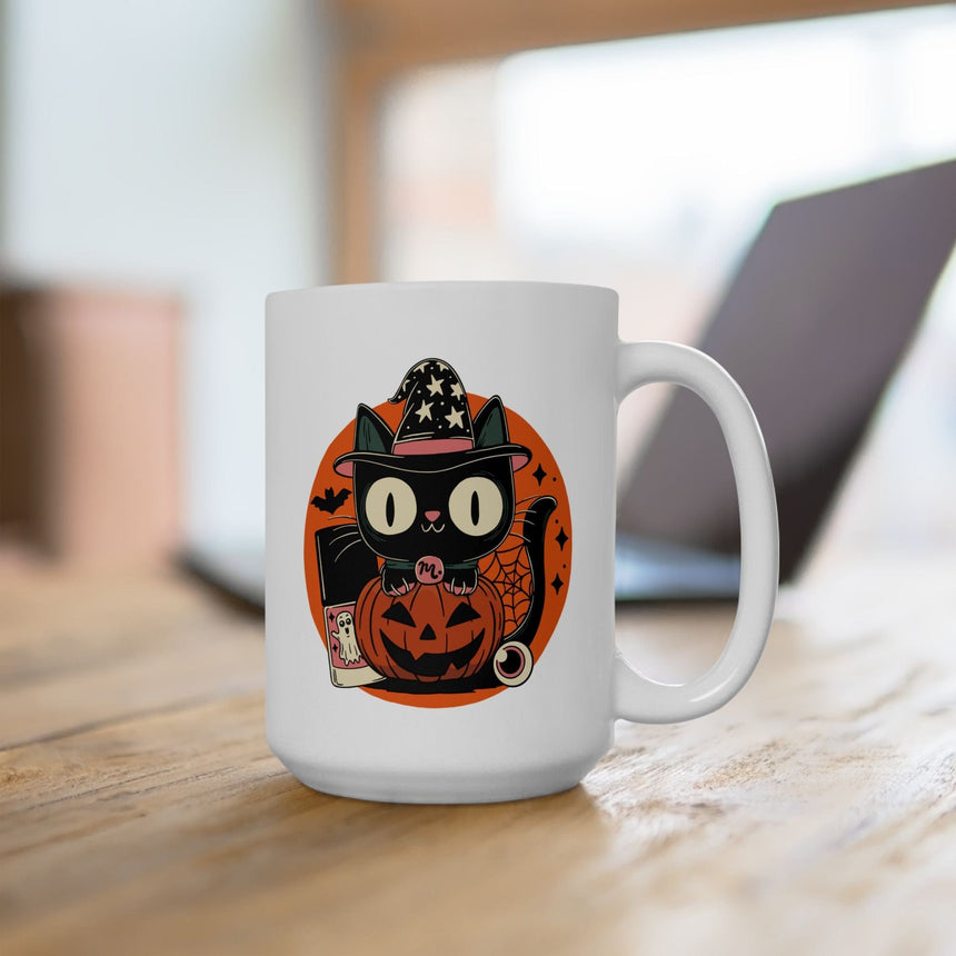 Kitty Halloween Ceramic Coffee Mug 15oz