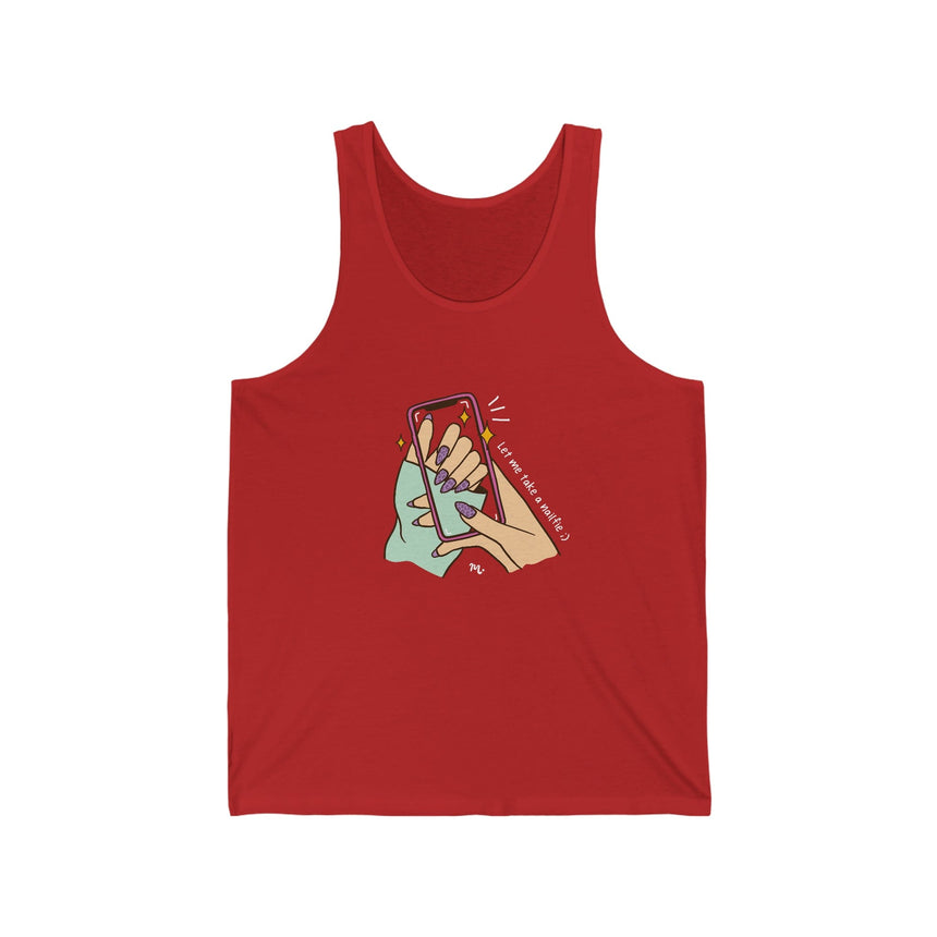 Let Me Take A Nailfie - Jersey Tank Top