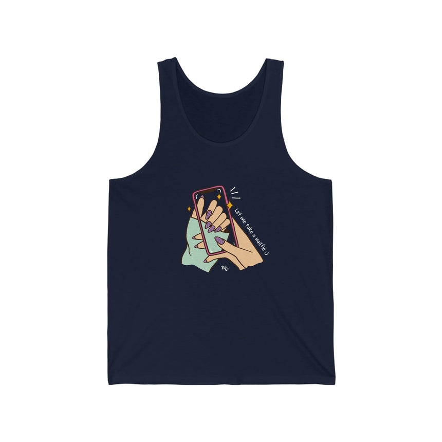 Let Me Take A Nailfie - Jersey Tank Top