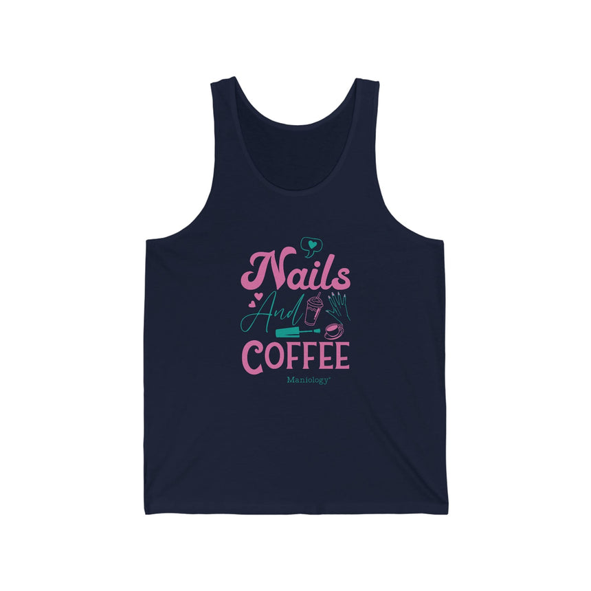Love for Nails & Coffee - Jersey Tank Top