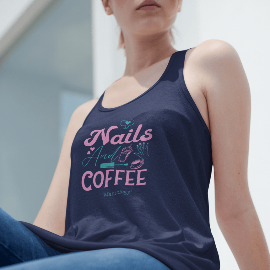 Love for Nails & Coffee - Jersey Tank Top