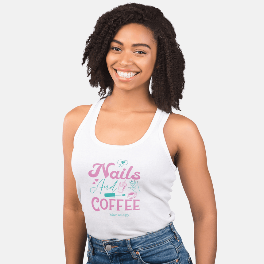 Love for Nails & Coffee - Jersey Tank Top