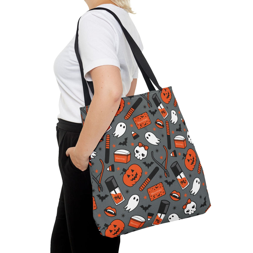 Manicured Halloween Tote Bag - Dark Grey