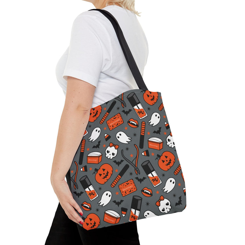 Manicured Halloween Tote Bag - Dark Grey