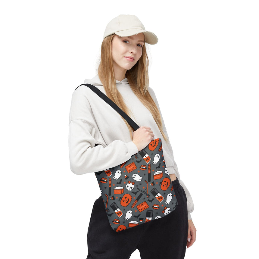 Manicured Halloween Tote Bag - Dark Grey