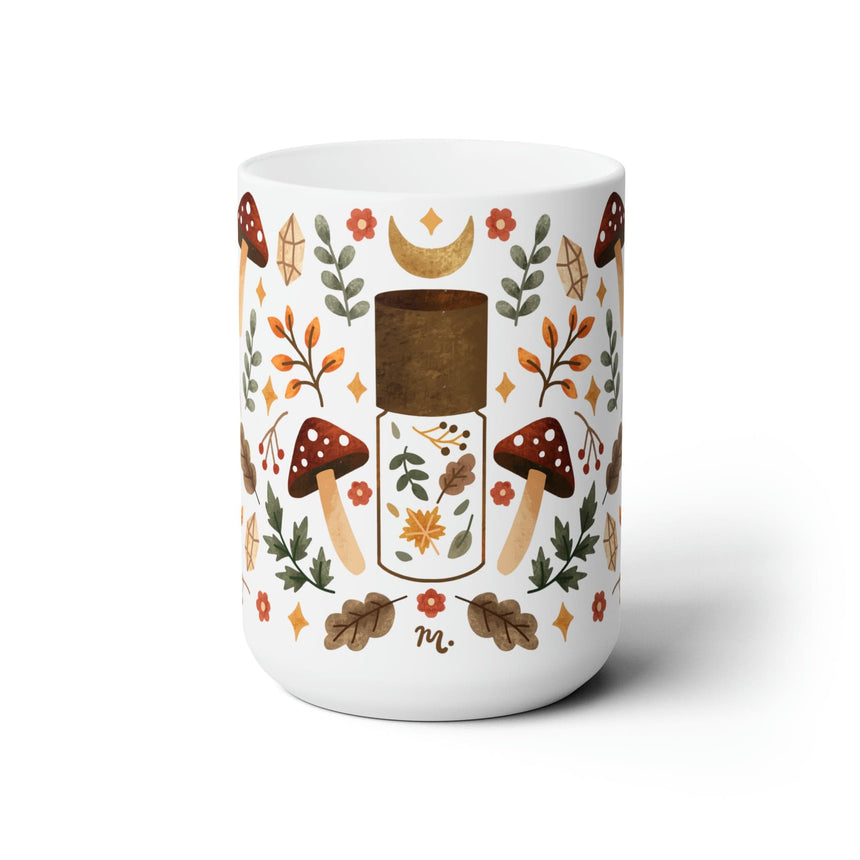 Mystic Garden Ceramic Coffee Mug 15oz