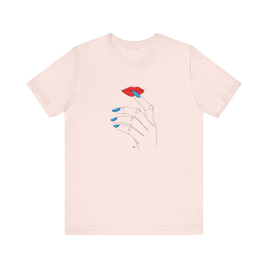 Nail Line Art - Short Sleeve T-shirt