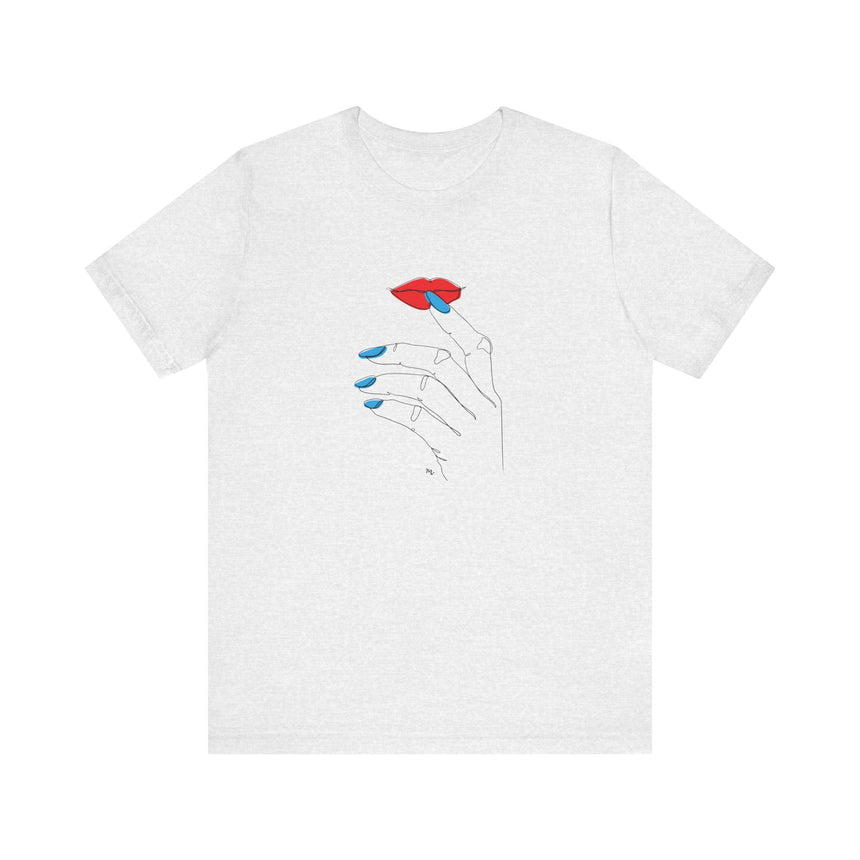 Nail Line Art - Short Sleeve T-shirt