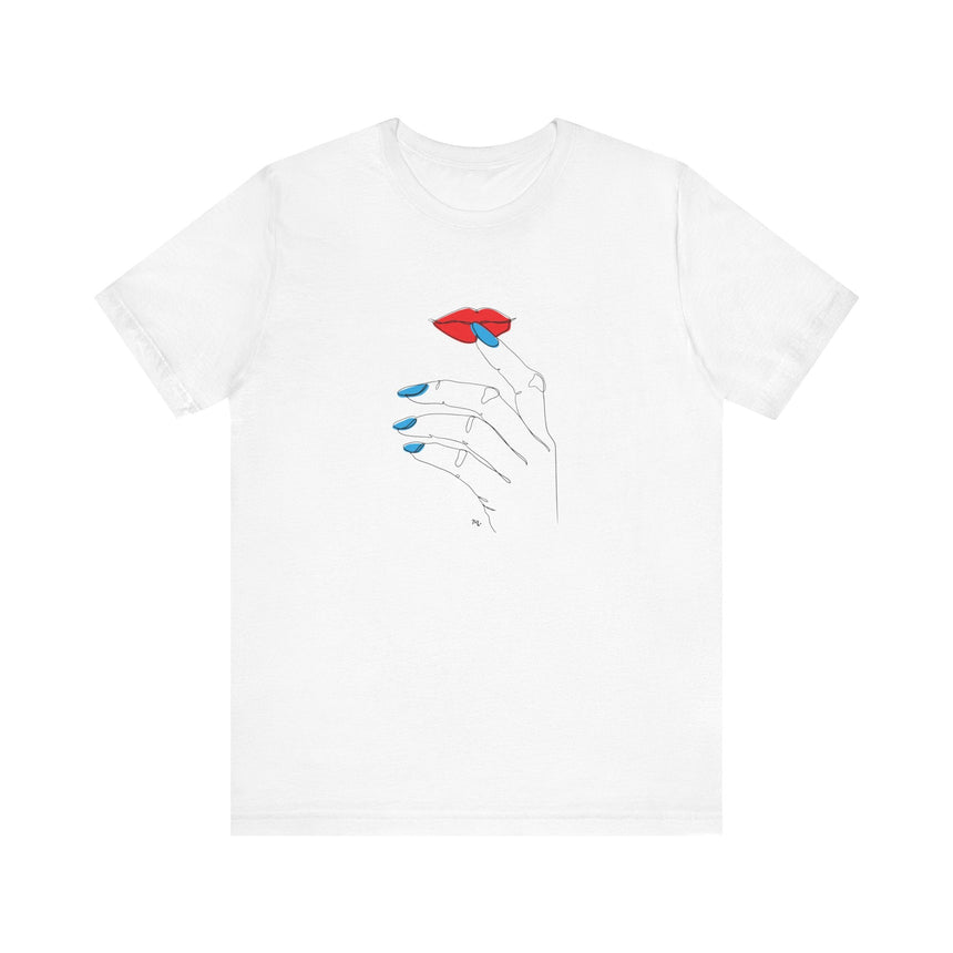 Nail Line Art - Short Sleeve T-shirt