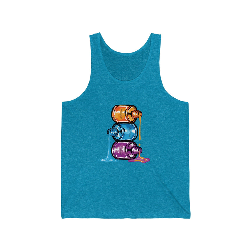 Nail Polish Bottles - Jersey Tank Top