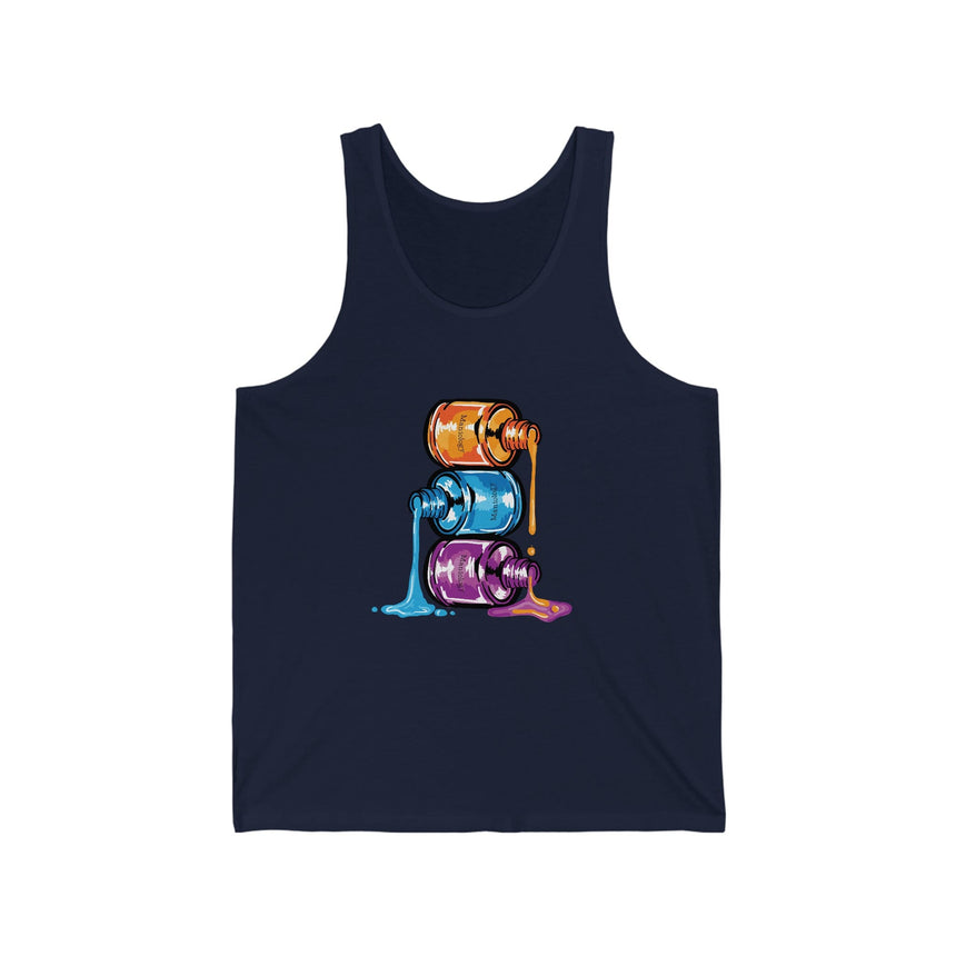 Nail Polish Bottles - Jersey Tank Top