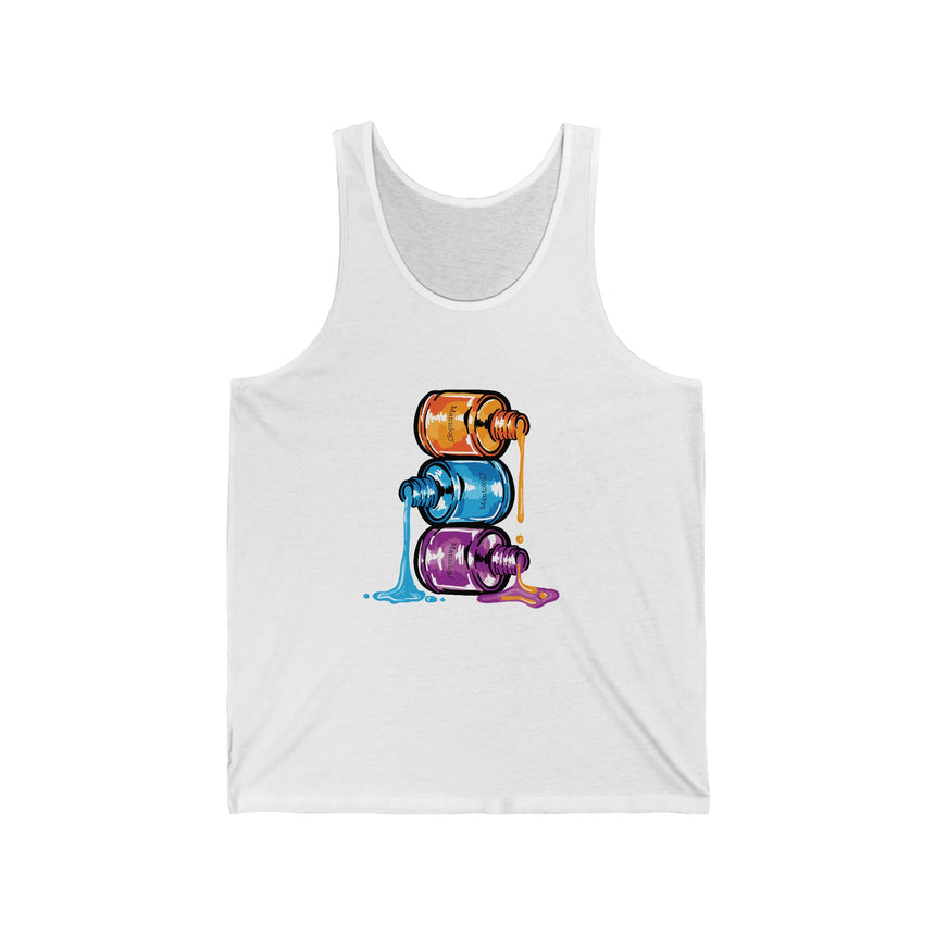 Nail Polish Bottles - Jersey Tank Top