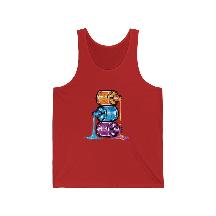 Nail Polish Bottles - Jersey Tank Top