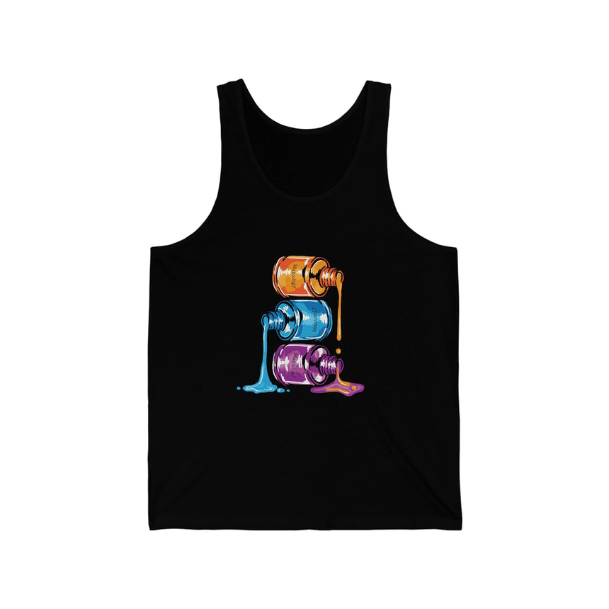 Nail Polish Bottles - Jersey Tank Top