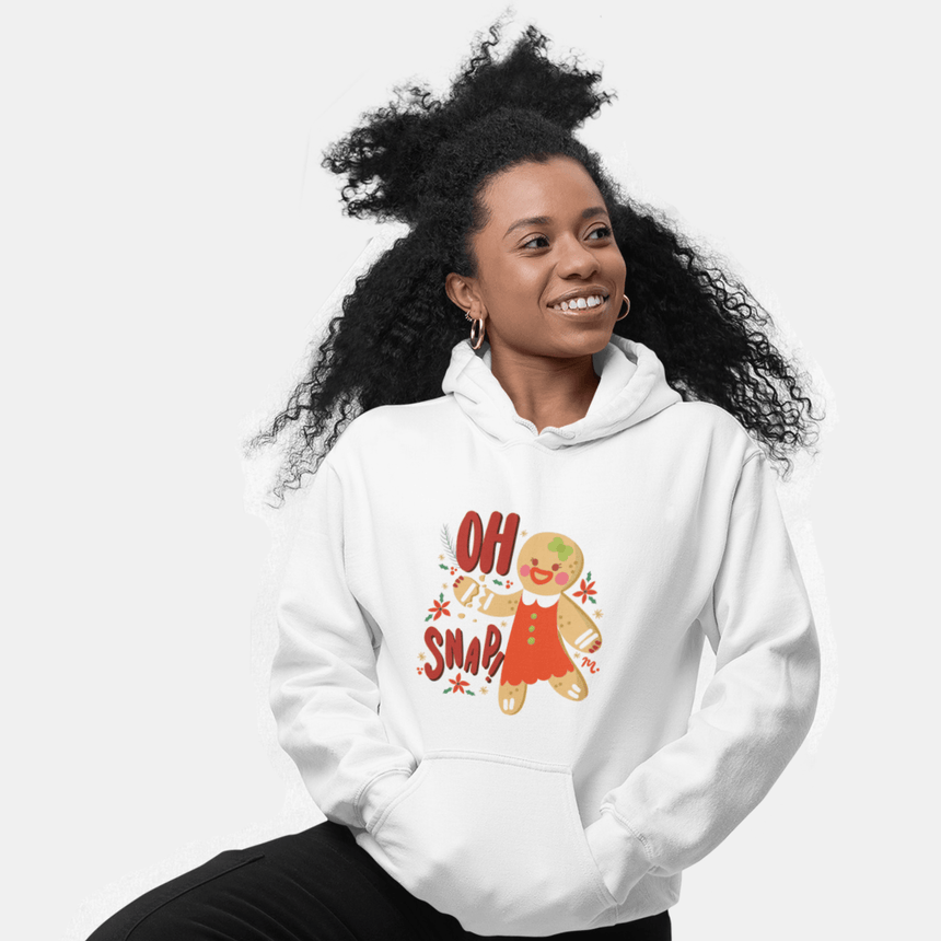Oh Snap Gingerbread - Heavy Blend Hoodie Sweatshirt