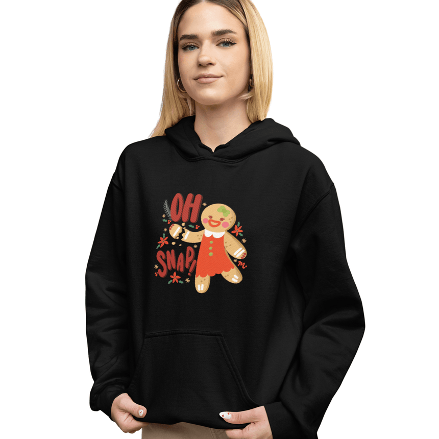 Oh Snap Gingerbread - Heavy Blend Hoodie Sweatshirt