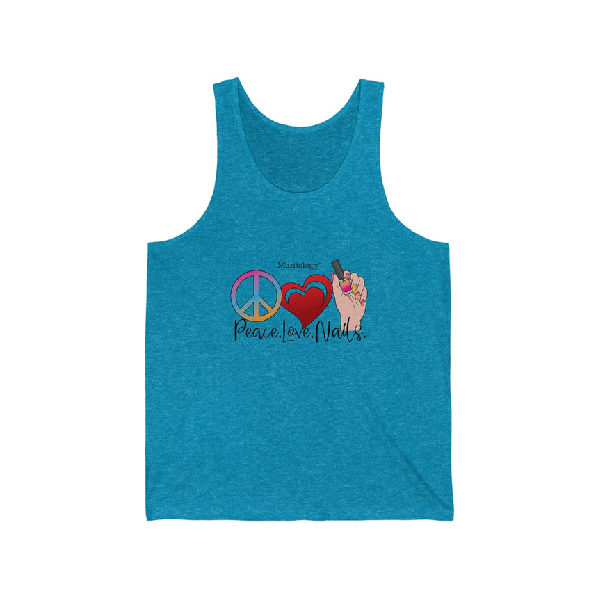 Peace - Love - Nails - Jersey Tank Top