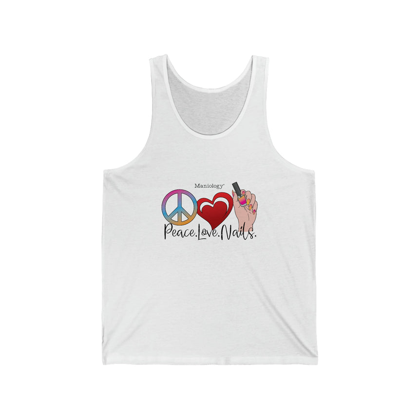 Peace - Love - Nails - Jersey Tank Top