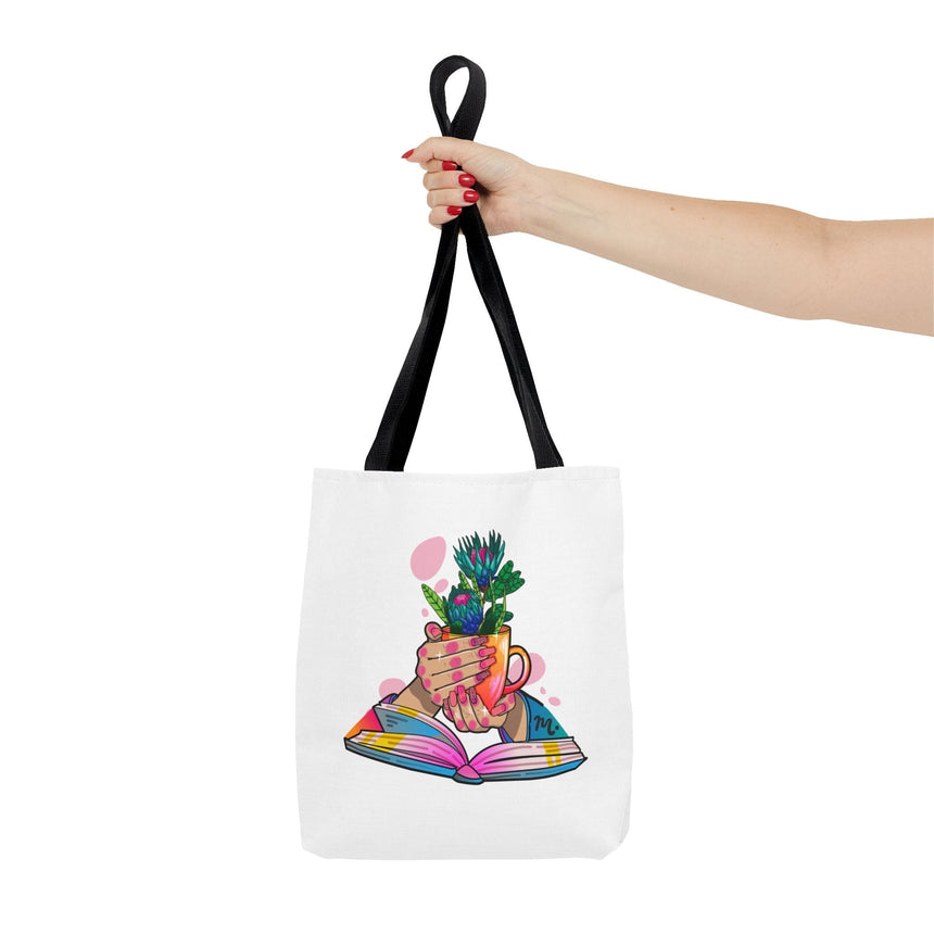 Plants, Books and Nails Tote Bag