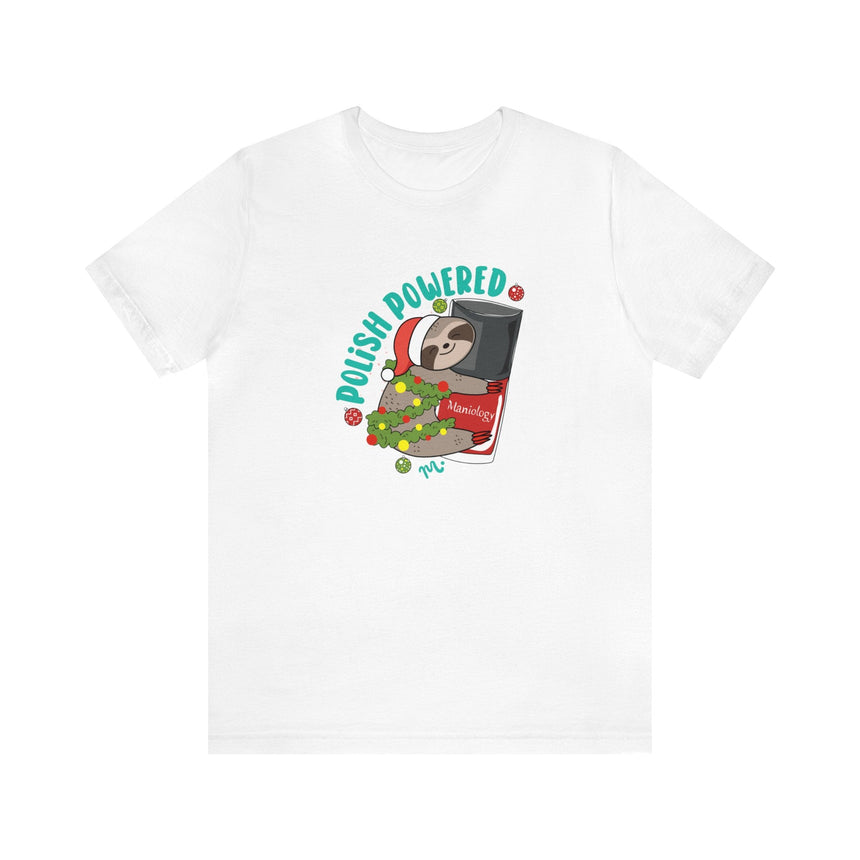 Polish Powered Sloth - Short Sleeve T-shirt