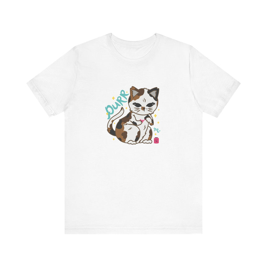PURR Cat & Nails - Short Sleeve T-shirt