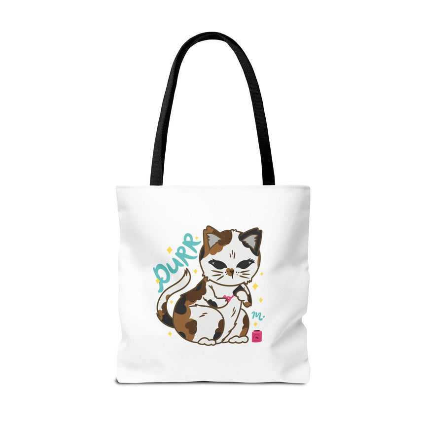 PURR Cat & Nails Tote Bag