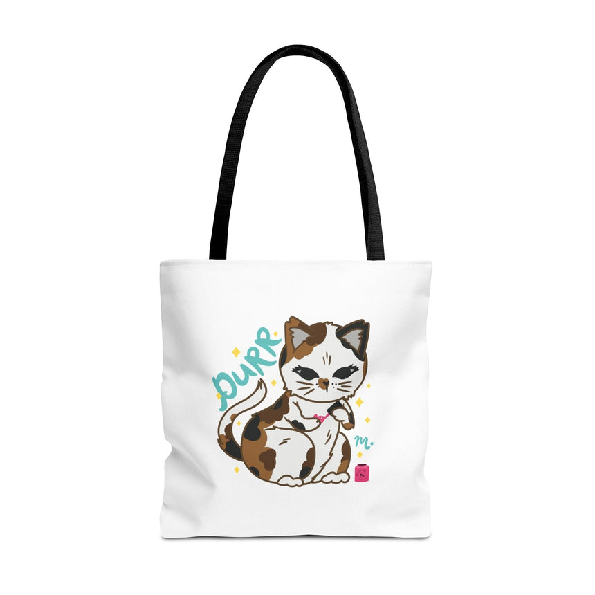 PURR Cat & Nails Tote Bag