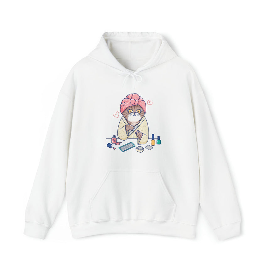 Spa Kitty - Heavy Blend Hoodie Sweatshirt