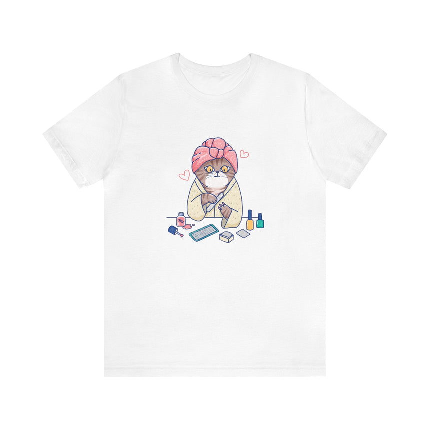 Spa Kitty - Short Sleeve T-shirt