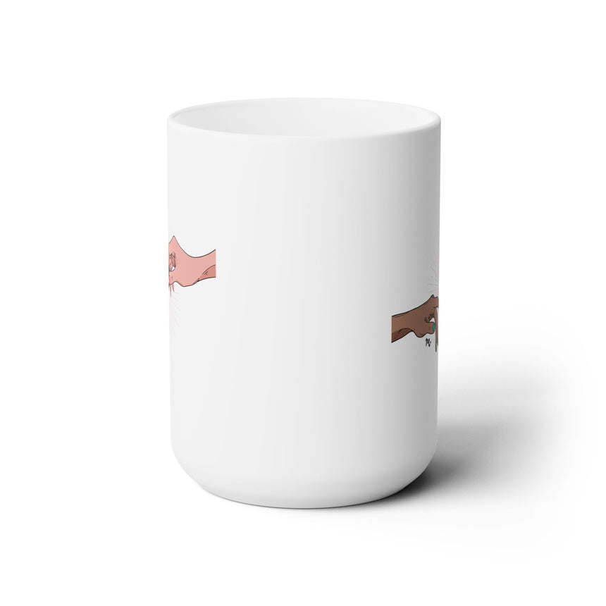 The Creation of Manicure Ceramic Coffee Mug 15oz