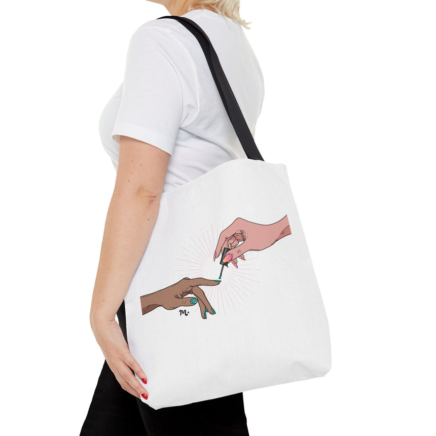 The Creation of Manicure Tote Bag