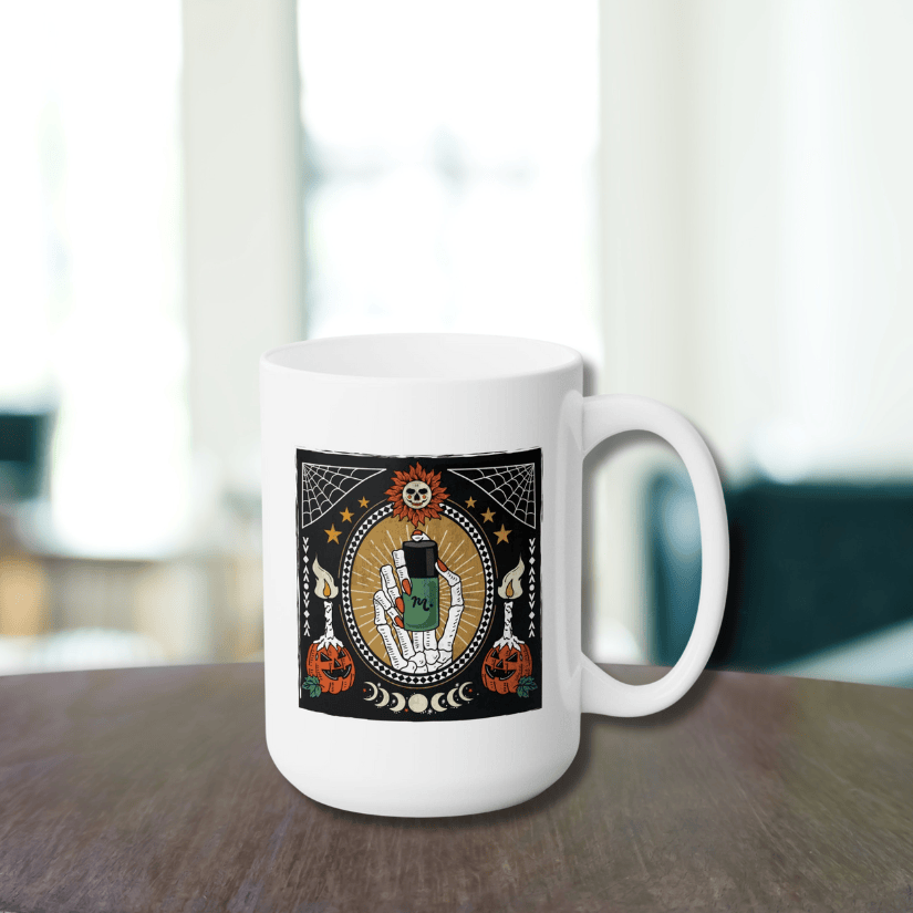 Vintage Halloween Ceramic Coffee Mug 15oz