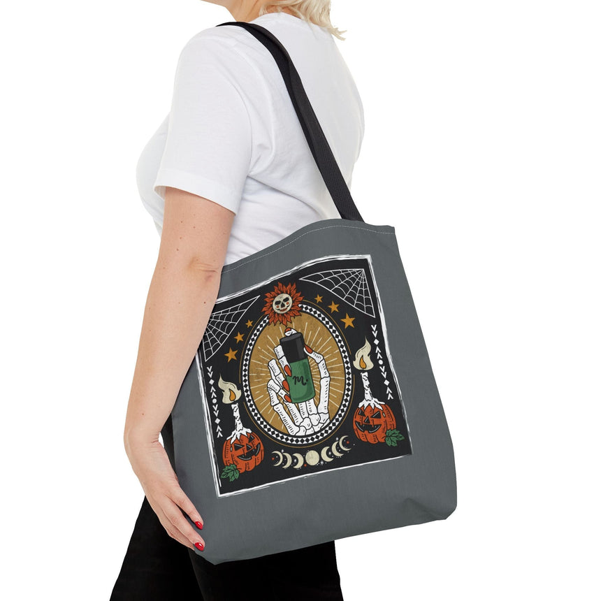 Vintage Halloween Tote Bag - Dark Grey