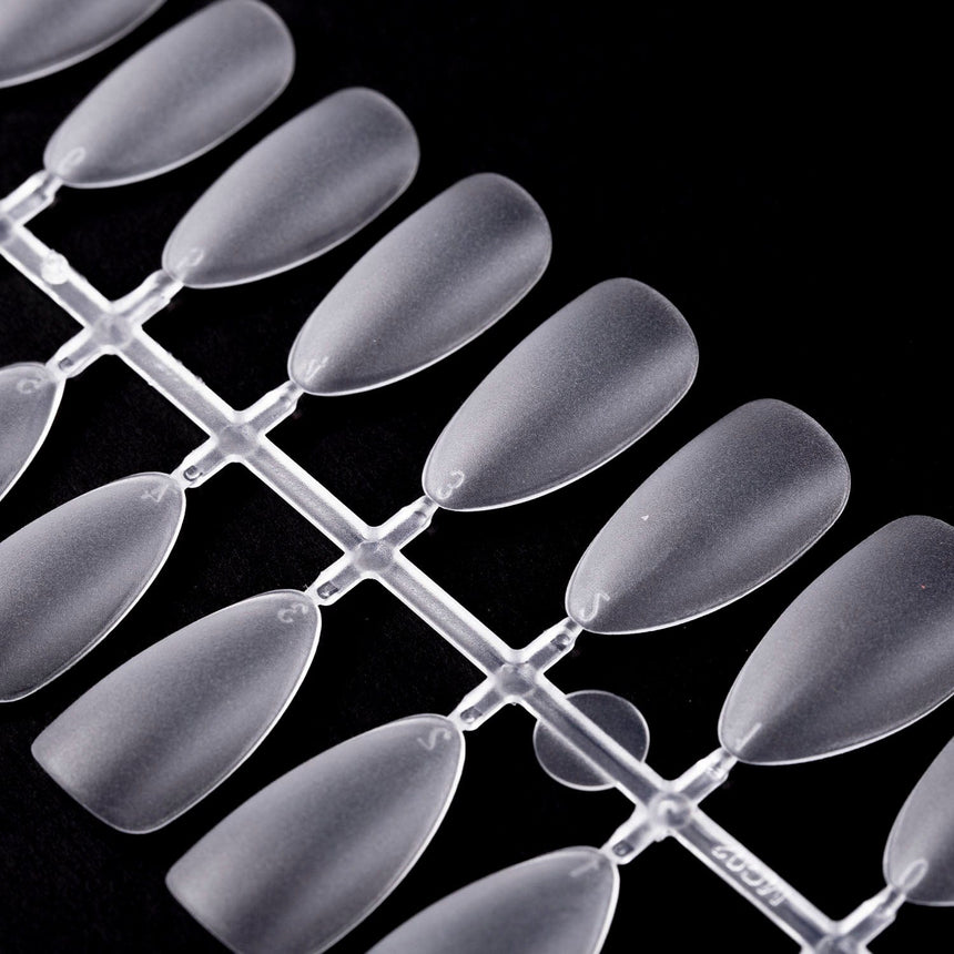 300pcs Full Cover Nail Tips for Extension in 15 Sizes - Medium Almond