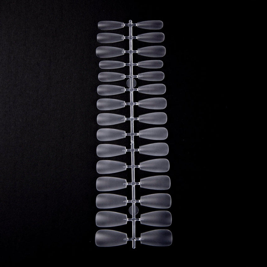 300pcs Full Cover Nail Tips for Extension in 15 Sizes - Medium Coffin