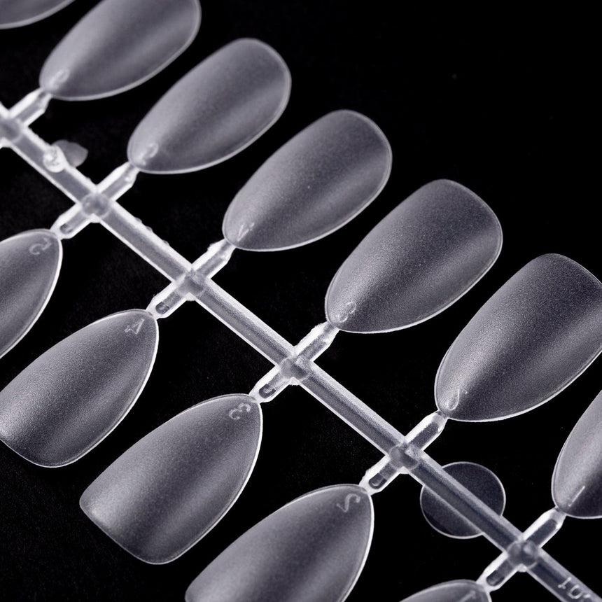 300pcs Full Cover Nail Tips for Extension in 15 Sizes - Short Almond