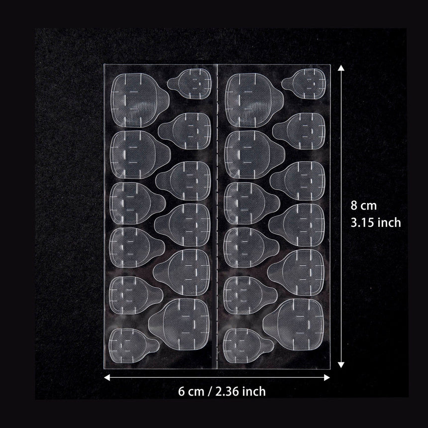 Adhesive Tabs For Press On Nails - 10 Sheets