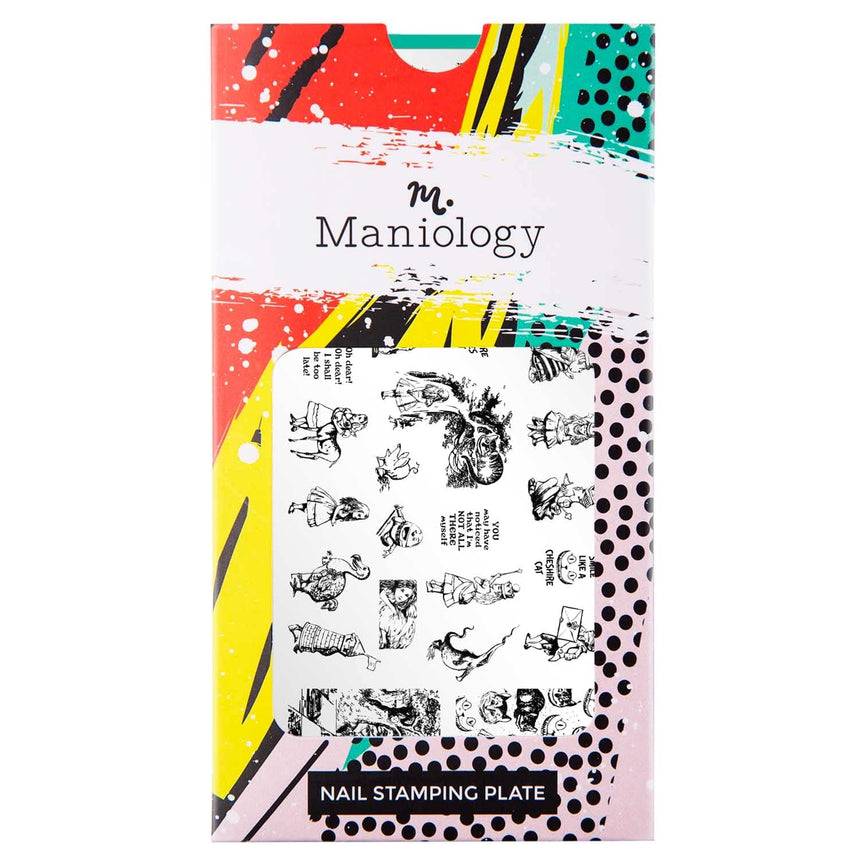 Adventures in Wonderland (M353) - Nail Stamping Plate