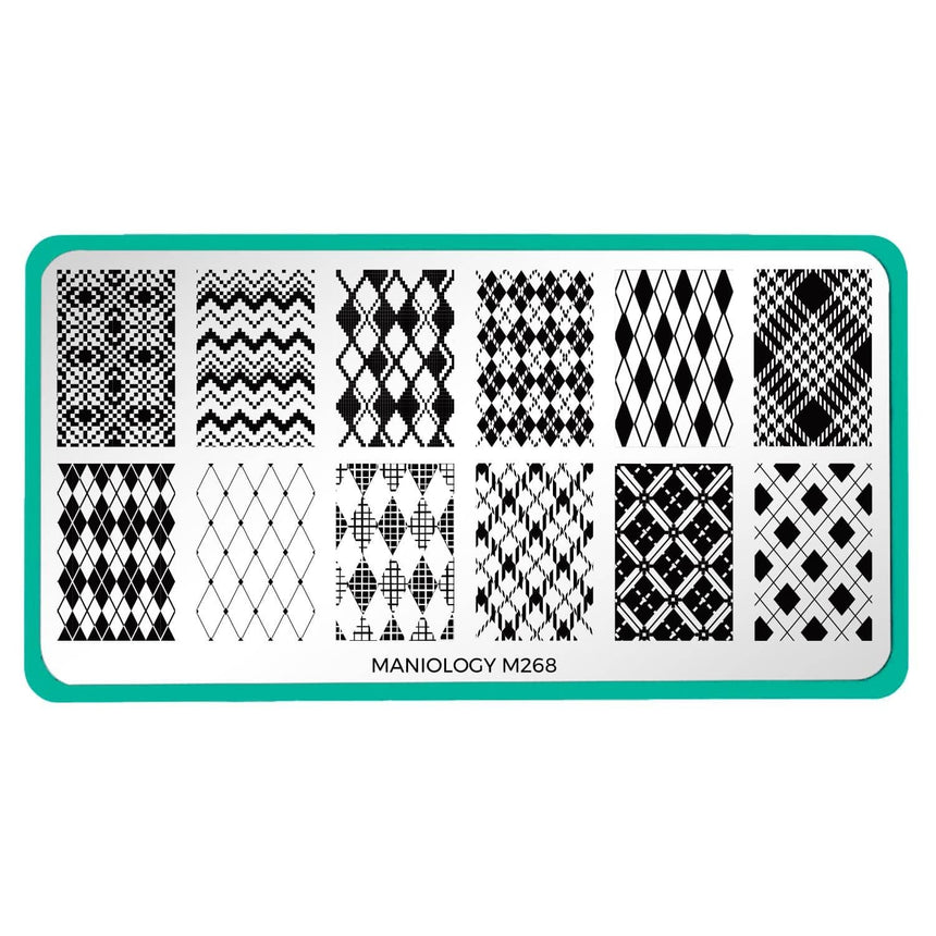 All About Argyle (m268) - Nail Stamping Plate