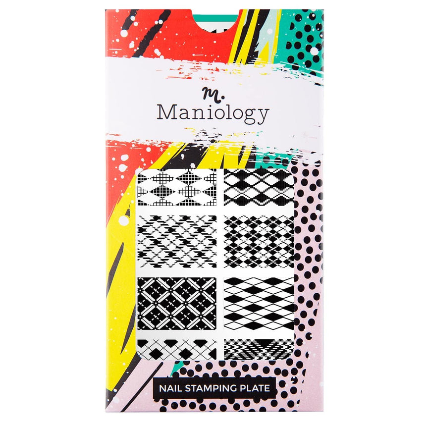 All About Argyle (m268) - Nail Stamping Plate