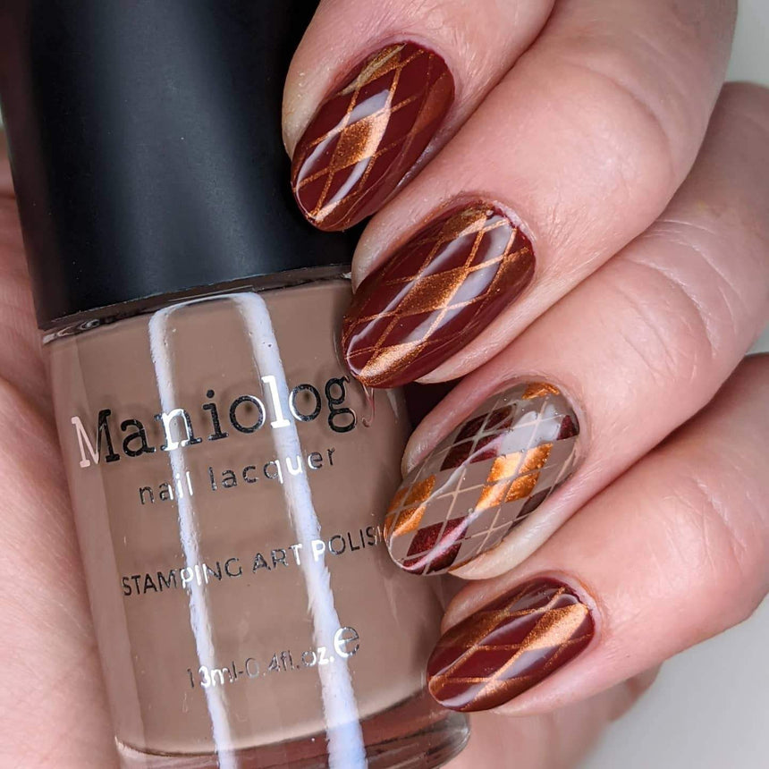 All About Argyle (m268) - Nail Stamping Plate