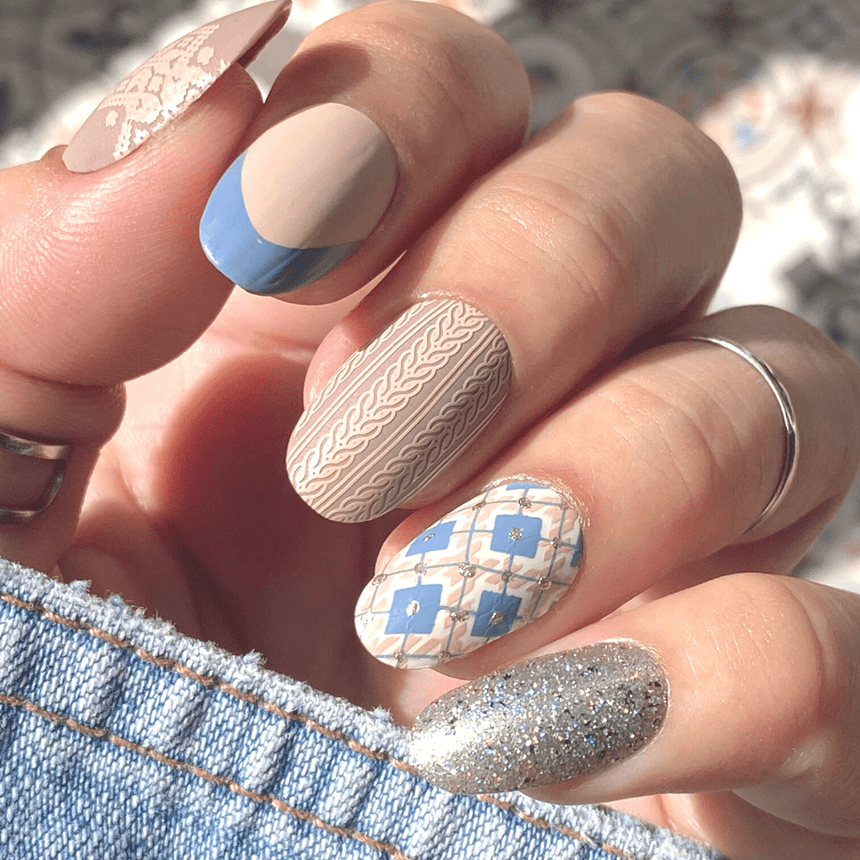 All About Argyle (m268) - Nail Stamping Plate